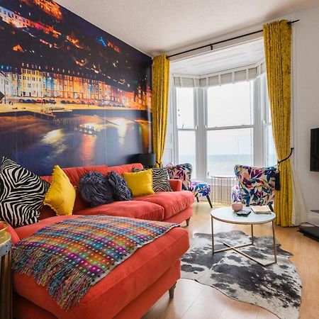 Sea View Ar Lan Y Mor Luxury Apartment Aberystwyth Kültér fotó