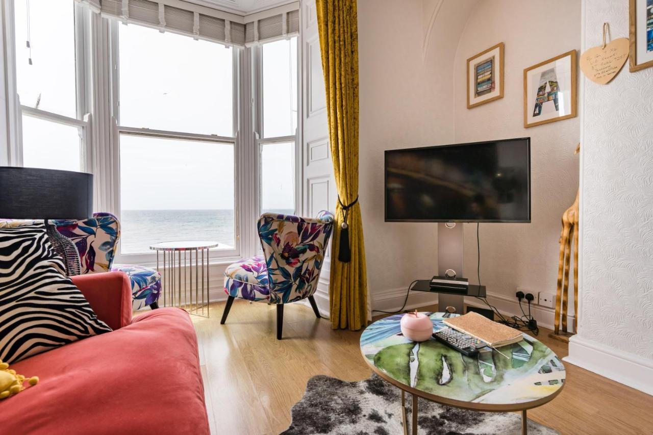 Sea View Ar Lan Y Mor Luxury Apartment Aberystwyth Kültér fotó